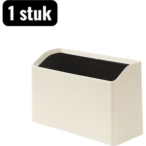 1 pièce - Corbeille - Mini poubelle - Mini poubelle bureau - Boîte d'organisateur de bureau - avec boîte intérieure individuelle - (1/4)