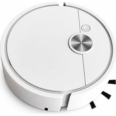Mini robot aspirateur, petit aspirateur robot pour voiture et maison, aspirateur robot automatique avec charge USB, nettoyeur de sol compact pour bureau, canapé, chambre à coucher et petites zones (1/5)