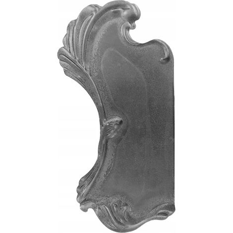 Linke Platte OHNE Löcher, geschmiedete Elemente 63.151 H330XL175 2MM
