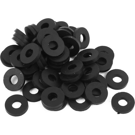 50pcs Rondelle Plate Joint Torique 12mm OD pour Tuyau Robinet (1/2)