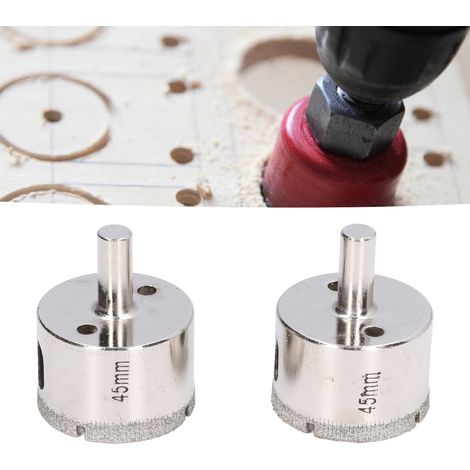 Foret scie cloche de 45 mm pour percer divers matériaux, y compris les matériaux durs et cassants (2 pièces). (1/5)