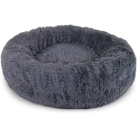 Couchage Panier Pour Chats Chien --Taille 60 CM-- Gris Foncé (1/5)