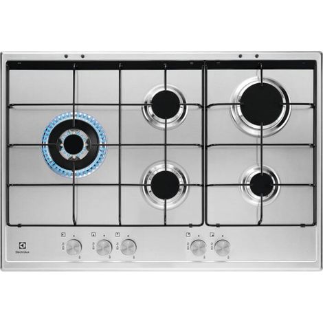 Placa de cocción Electrolux KGS7564SX acero inoxidable 745x510 mm
