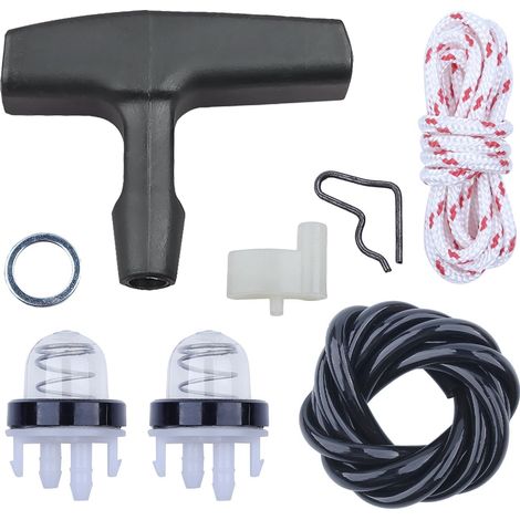 Handle with Rope for TS410 TS420 Launcher, Starter Handle + Rope + Priming Pump + Starter Ratchet + Fuel Hose Starter Accessory (1/5)