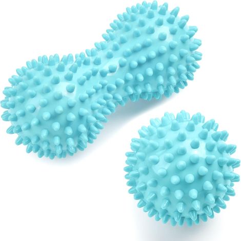 Set unique de 2 balles de massage différentes,Massage de Trigger Point, Boule Myofasicale, Boule d'exercice,Balle de Massage Pour Masser les Pieds,dos,épaules,Bras (1/5)