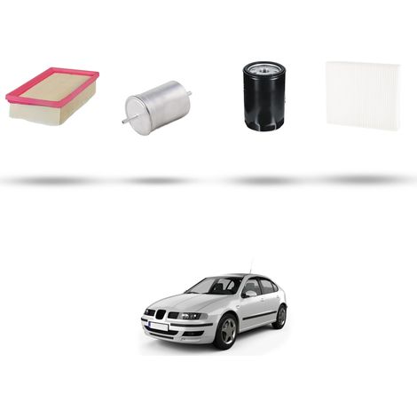 Kit tagliando 4 filtri compatibile con Seat Leon 1.6 74kw Dal 1999 al 2005 (1/5)
