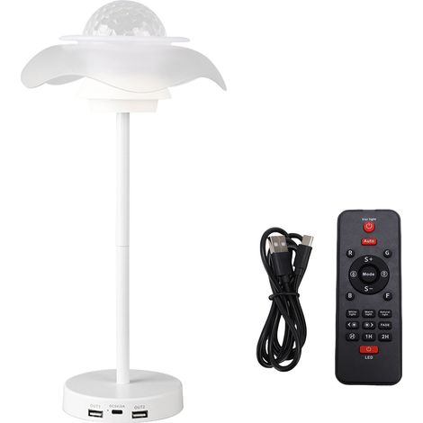 Lampe de sol LED RGB avec télécommande, variateur tactile, 3 températures de couleur, batterie 4000mAh, design moderne blanc pour salon et chambre (1/5)