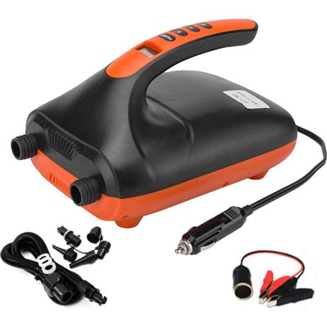 20PSI Dual-Stage Portable Air Pump with 6 Nozzles, Inflates and Fully Supports Inflation and Deflation (1/5)