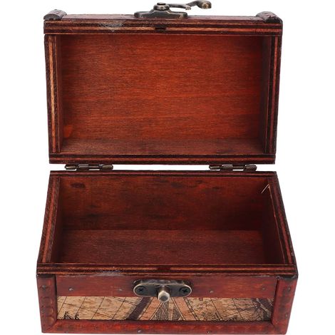 Boîte de Rangement Vintage en Bois de Cèdre pour Petits Objets, Organisateur Décoratif pour la Maison avec une Finition Soignée (1/5)
