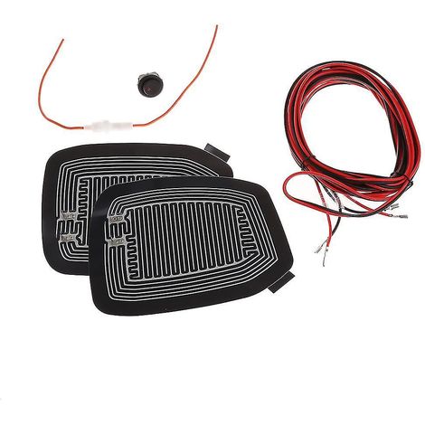 Tapis chauffant désembueur 12 V pour rétroviseurs extérieurs de voiture. (1/4)