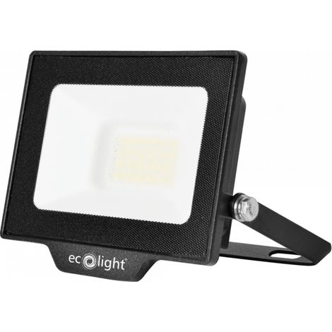 Faro LED NL-1 Ecolight 20W 1800lm 6500K IP65 nero esterno