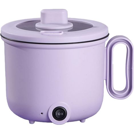 Cuiseur Électrique 1.5L Portable Mini Riz Vapeur Chaud Fond Poêle Repas Chauffage Compact (1/5)