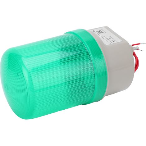 Voyant d'avertissement BERM à DEL clignotante, lampe d'alarme, éclairage de secours 220 V CA BEM-1101 Vert (1/5)