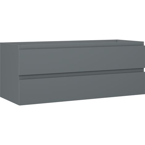 Mexen Orio Badezimmerwaschtischschrank 120 cm, 2 Schubladen, Graphit matt - 91A10-12047-2-BFF66 (1/5)