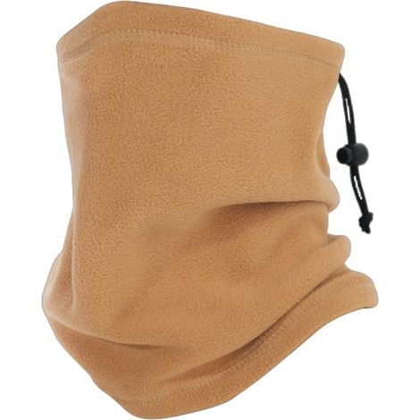 Cache-cou, écharpe d'hiver unisexe, élastique et chaude, idéale pour la course à pied, le cyclisme, le ski et autres sports, couleur kaki. (1/5)