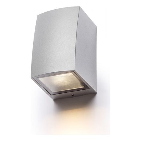 Lampada Faretto SELMA da parete grigio argento  230V GU10 35W IP54