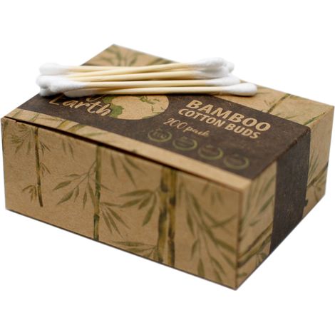 Boîte de 200 cotons-tiges en bambou- Vendu par 1