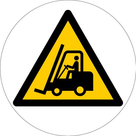 Panneau Danger chariot élévateur pour sol - Ø 450 mm - 4007106