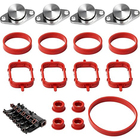 Ansaugklappen-Entfernungssatz – 4-teilig, 22 mm – Aluminiumlegierung – Optimierter Luftstrom – M47 E46 E90 Dieselmotoren (1/5)