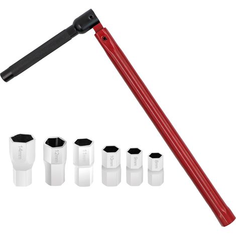 Clé pour Robinet Set, Cle Robinet Remplacement 8-14mm, Cle pour Robinet Evier pour L'installation de Robinets, pour la Réparation de Robinets