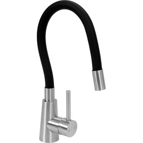 Robinet d'évier WAVE FLEXIBLE STEELY B