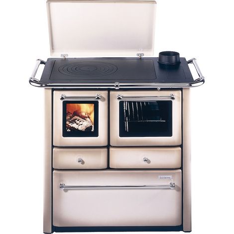Landhausherd K85F II cappuccino rechts