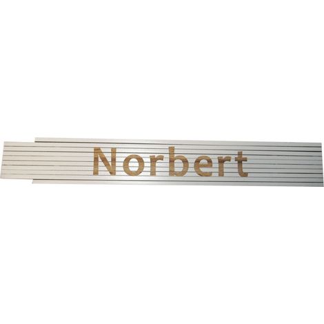 Zollstock Norbert 2 m weiß Zollstock