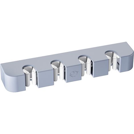 Multifunktions-Mopphalter mit Haken, Wandhalterung für Küche, Aufbewahrung und Organisation, Garagenwerkzeug, Badezimmer-Mopp, 1 Stück