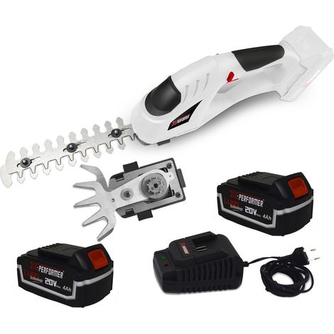 Cisaille de jardin Portative - Sculpteur de haies 2 EN 1 - 20V - Xperformer XPCSTH20LI - 2 Batteries 2Ah et chargeur (1/4)