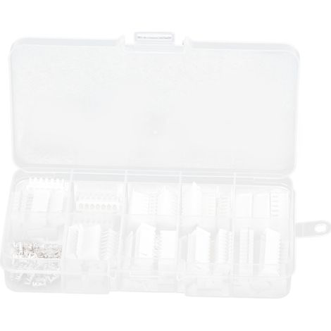 Kit d'adaptateurs en plastique sans soudure à angle droit large avec connecteur en L et rallonge de terminal JSTXH