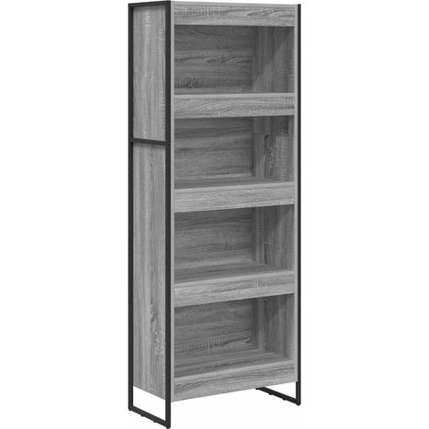 Maison Exclusive - Bücherregal Graues Sonoma 60 x 30 x 155 cm Hol