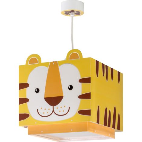 Lustre Chambre Lampe Suspension Plafonnier Pour Enfants, Little Jaune animaux, 64562M, E27, Citronier (1/5)