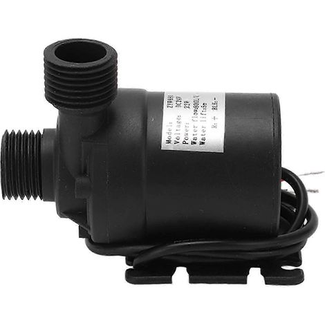 Pompe submersible pour aquarium 800 L/h, moteur sans balais 24 V CC, 9 500 tr/min, étanche IP68, pour bassin et aquarium. (1/4)