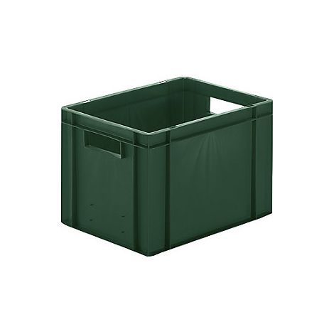 Contenitore impilabile per trasporto LA-KA-PE L400xP300xH270mm - TK400/270-0 VERDE