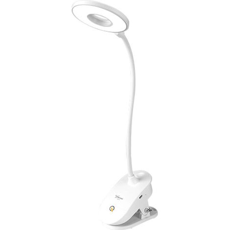 Pince sans fil lampe de Table étude Rechargeable LED lecture lampe de bureau USB lampe de Table lampes Flexo Table (1/5)