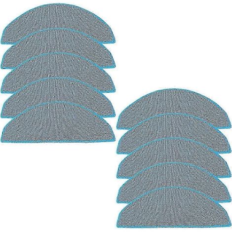 Lingettes de nettoyage de rechange pour aspirateur robot et tapis de lavage iRobot Roomba Combo Essential (paquet de 10) (1/5)