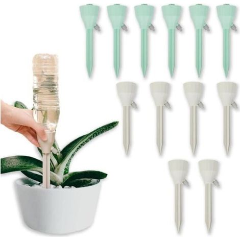 12-Piece Drip Irrigation Kit, Adjustable Automatic Watering System for Plants, Drip Sprinkler for Bottles