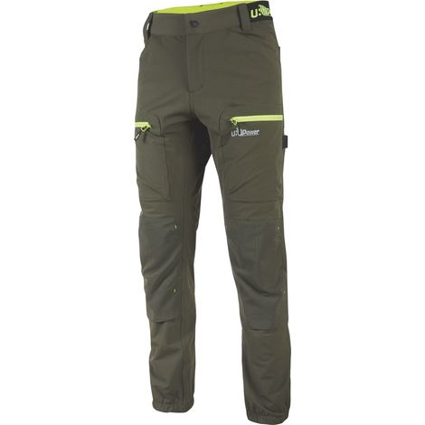 U-Power PANTALONE HORIZON Col. Verde Mis. XXL