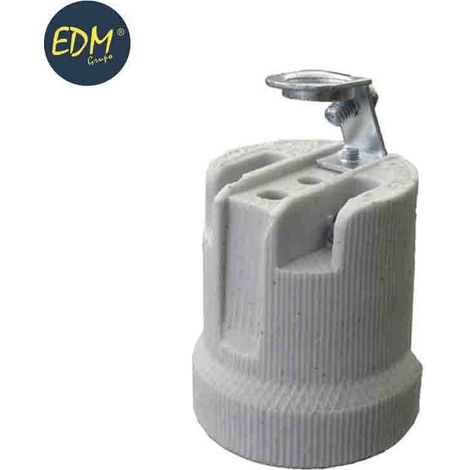 EDM-Porzellan-E27-Lampenfassung