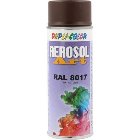 Aérosol - DUPLI-COLOR - RAL 8017 - 400 ml - Mat - Haute qualité nitro-combi