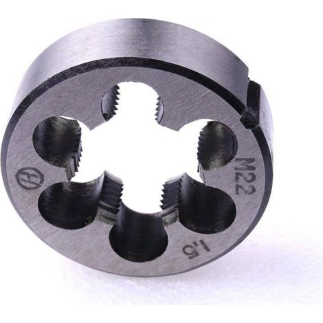 Filière Métrique - M22 X 1.5 mm - Pour Tiges et Barres Métalliques - 1 Pièce (1/5)