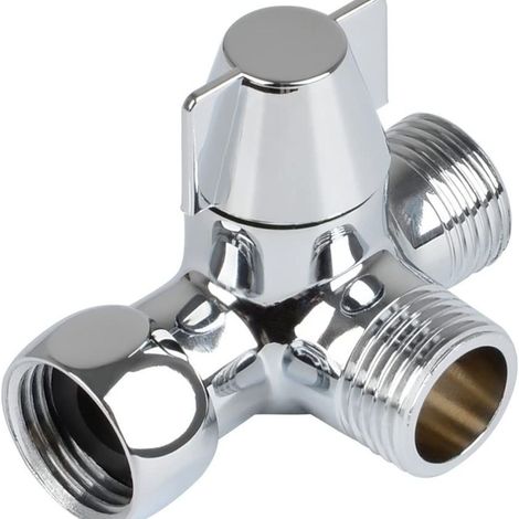 Inverseur de douche à 3 voies, vanne adaptateur en T G1/2
