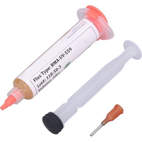 Pâte à souder Flux No-Clean, 10cc, Tinning facile pour maintenance et réparation électronique (1/5)