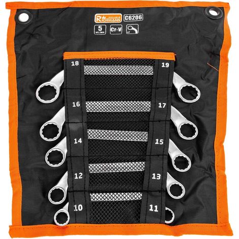 Ensemble de clés à anneau Richmann C6206 10-19 mm 5 unités (1/2)