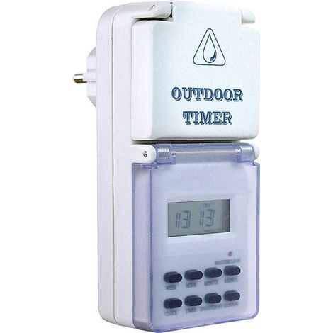 IP44 Digital Weekly Clock Outdoor