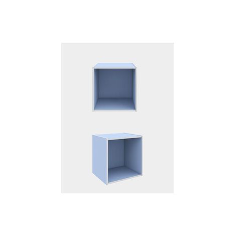 Cubo 35 x 35 x 29 cm Azzurro