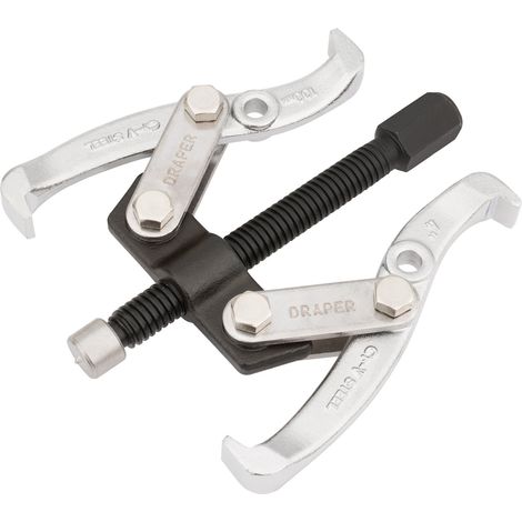 Draper 102mm Reach x 110mm Spread Twin Leg Reversible Puller (Model 13907) (1/2)