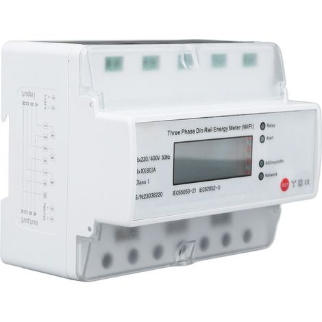 Compteur d'électricité intelligent triphasé 4 fils 4G, multifonctionnel, compatible avec l'application Tuya pour la gestion de l'électricité. (1/5)