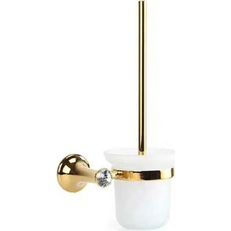 Porte-balai De Toilette Suspendu Plaqué Or Porte-balai De Toilette Pour L'ameublement D'intérieur Dgo-104 (1/2)