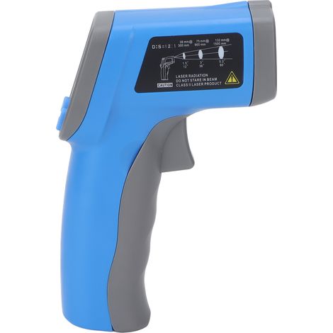 Berührungsloses digitales Infrarot-Thermometer, hintergrundbeleuchtetes LCD-Display, präzise, tragbar, für Großküchen TS320 (-50 °C bis 380 °C, -58 °F bis 716 °F) (1/5)